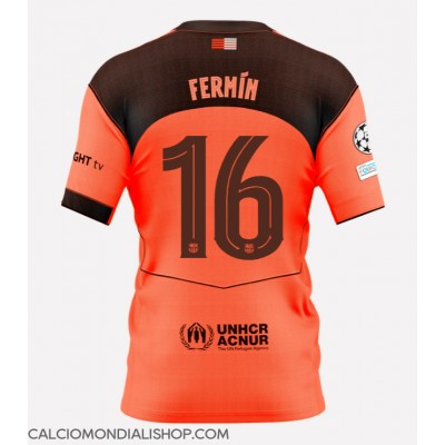 Maglie da calcio Barcelona Fermin Lopez #16 Terza Maglia 2025-26 Manica Corta Maglie da calcio Barcelona Fermin Lopez #16 Terza Maglia 2025-26 Manica Corta